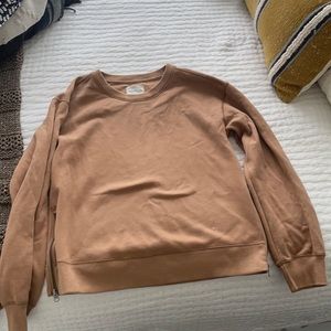 Abercrombie and Fitch Caramel Crew Neck